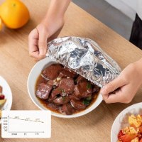 מארז 100 כיסויי אלומיניום אלסטיים רב פעמיים לאיטום קל ומהיר דגם AluCover