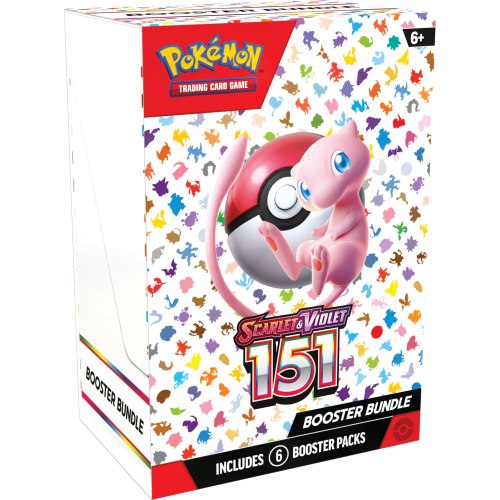 קלפי פוקימון בוסטר באנדל (6 חבילות) 2023 Pokémon TCG Scarlet & Violet 151 Booster Bundle