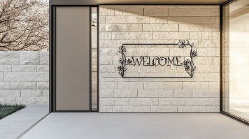 Welcome קווים מלבני