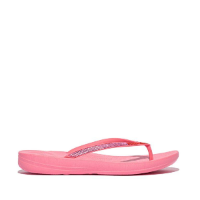 Fit Flop Iqushion Multi Crystal Ergonomic Flip Flops aumbre pink אייקושין מולטי ספרקל ורוד אומברה
