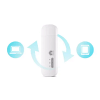 מתאם רשת סלולרי עם 2 אנטנות לשיפור הקליטה Huawei E8372h-153 150M LTE 4G USB WiFi