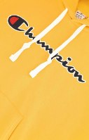 CHAMPION | צ'מפיון - קפוצ'ון צ'מפיון צהוב לוגו רקום כיס קנגורו | גברים
