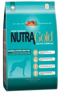 נוטרה גולד הוליסטי דגים ללא דגנים לכלב 3 קג  - NUTRA GOLD HOLISTIC FISH AND RICE