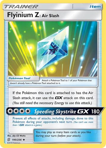 קלף בודד single פוקימון - aerostal z :tajo aereo - Unified Minds - 195/236