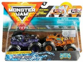 סט מכוניות מאנסטר ג'אם צבעים משתנים Monster Jam 1:64 Truck