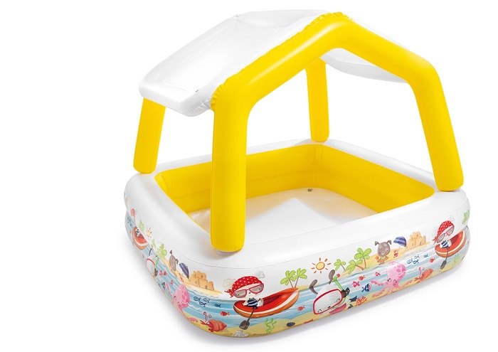 בריכה מרובעת מתנפחת (157X157X122 סמ) 57470 מבית INTEX