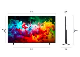טלוויזיה חכמה LG 75" 75QNED72B6T QNED Smart TV 4K