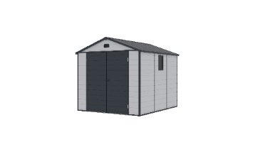 מחסן פלסטיק ARPO פרימיום במידה 240X278 דגם H90