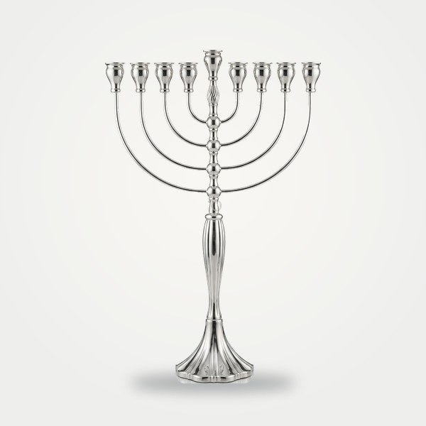 חנוכיות כסף טהור