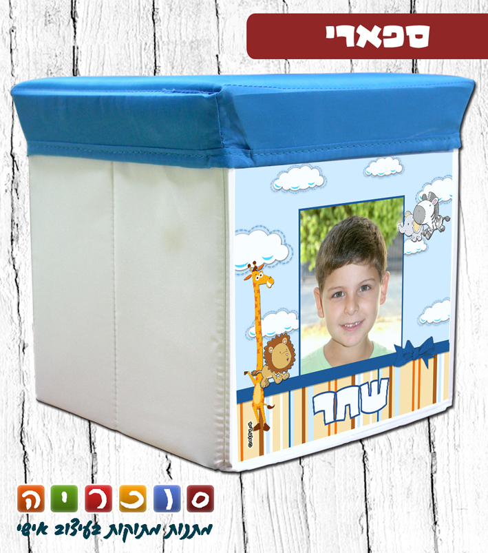 שרפרף אחסון עם תמונה