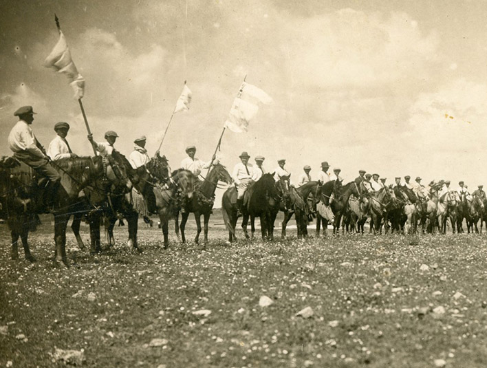 קבלת פנים לברון בנימין אדמונד דה רוטשילד  1925