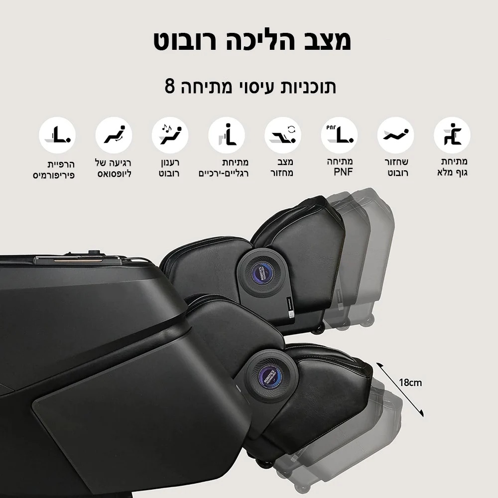 5D+ LEG MOVE כורסת מסאז