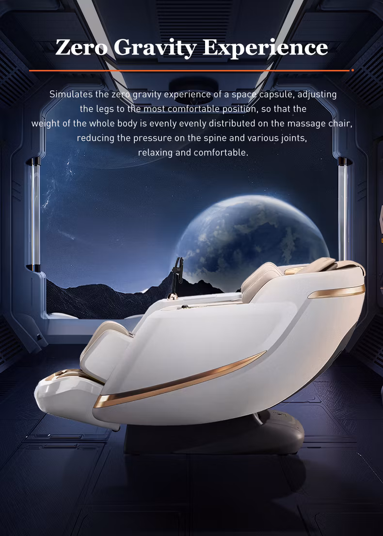 עיצוב יוקרתי של כורסת עיסוי Omega Lux 4D לסלון מודרני