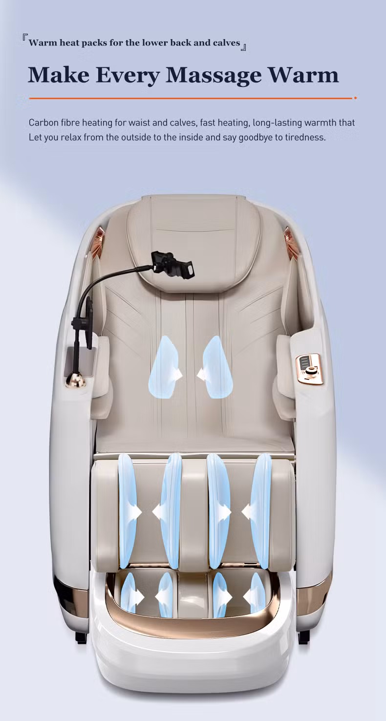 כיסא עיסוי Omega Lux 4D עם מסילת SL לעיסוי גב וצוואר