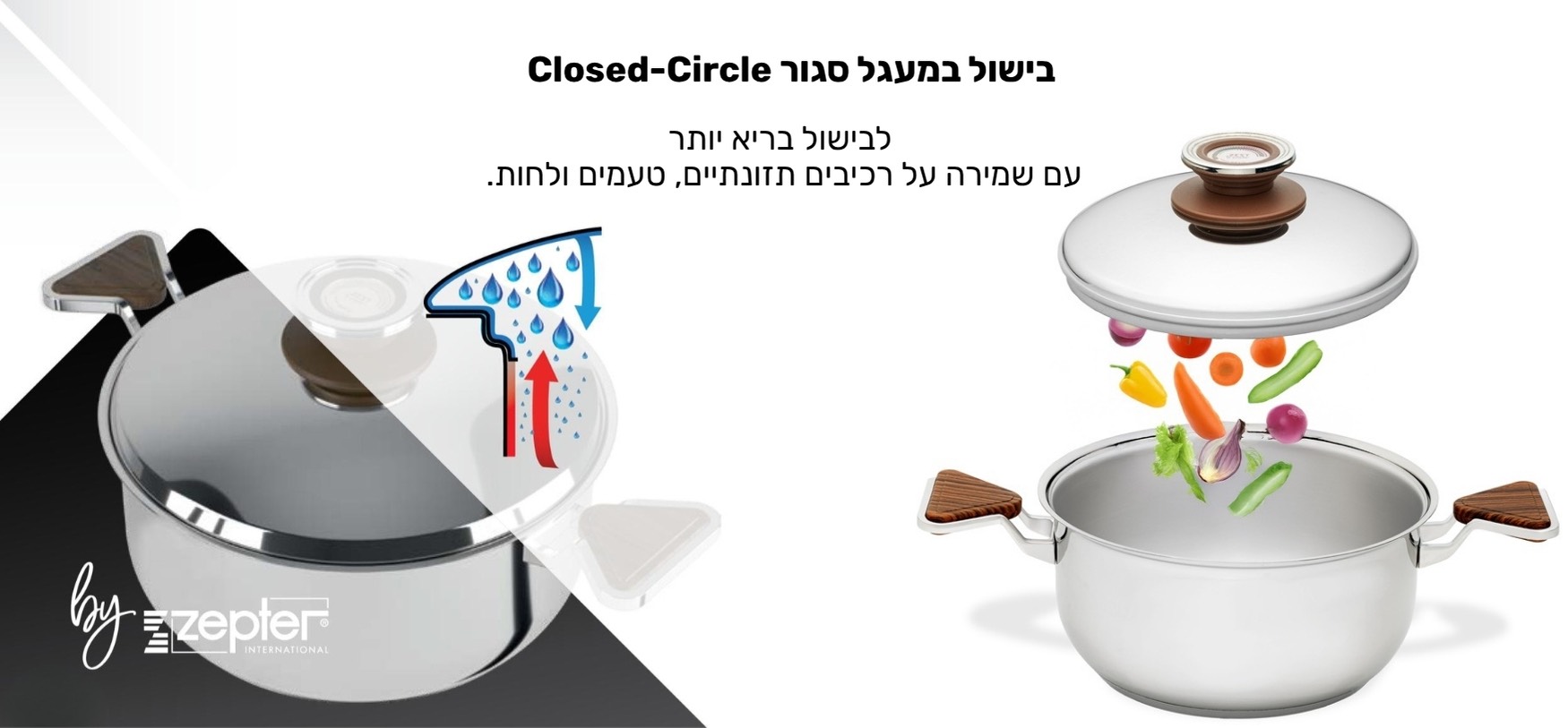 בישול במעגל סגור סירי ZEST