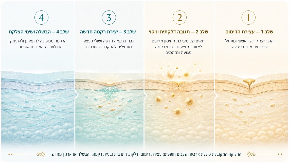 איור המחשה - תהליך ההחלמה