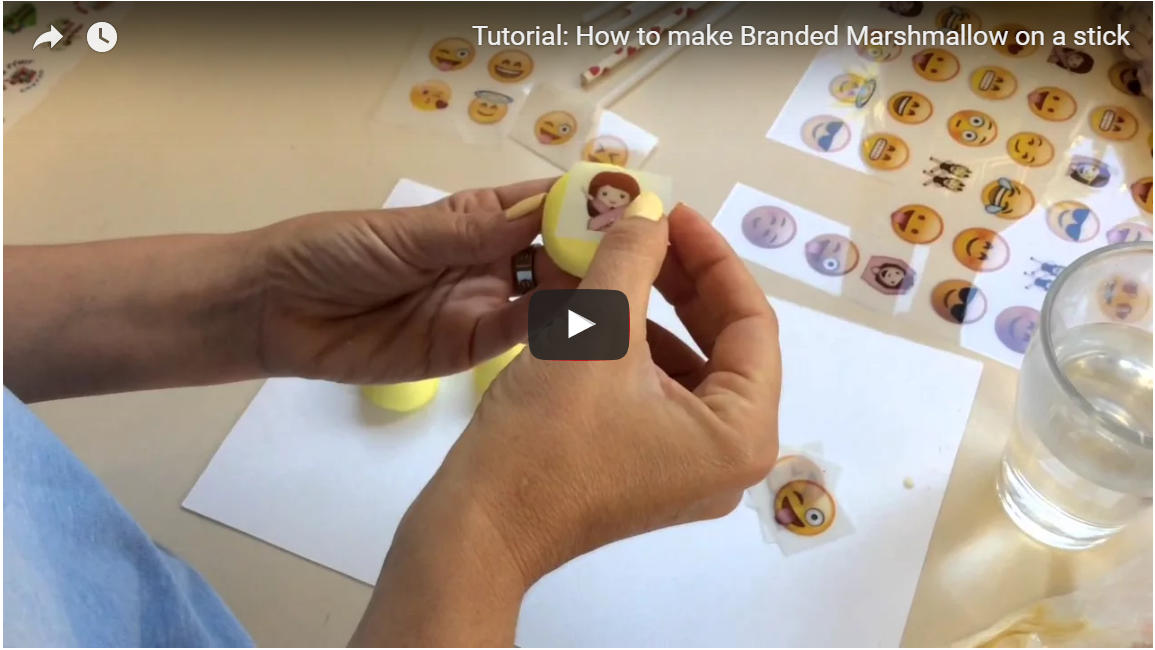 How to: make Branded Marshmallow on a stick