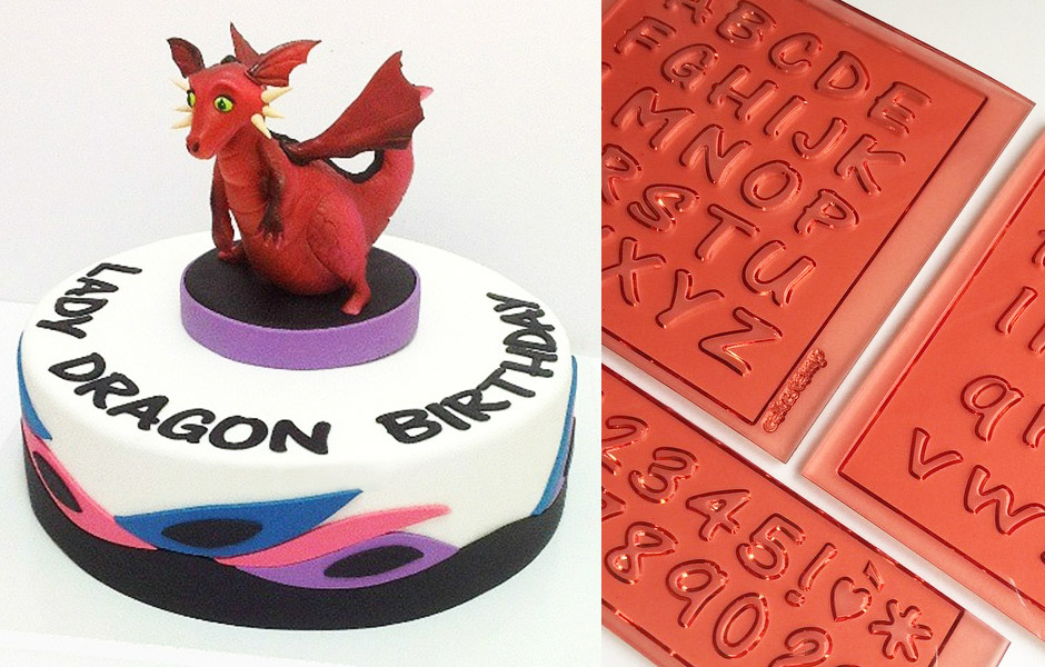 LETTERS FONDANT CHOCOLATE