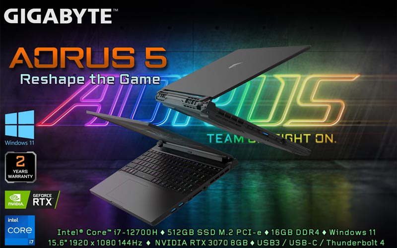 ניידי גיימינג AORUS 5