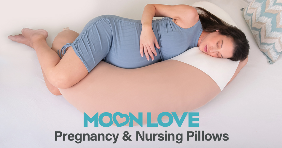 Innovative Body-Comfort Products that gives support during rest and sleep and during special periods in life. Made of the highest quality raw materials for long-term use. MoonLove 3 in 1 Innovative Pregnancy and Nursing Pillow