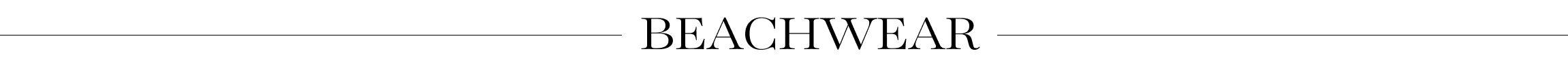 ​BEACHWEAR